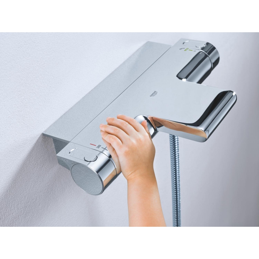 GROHE 34464001 - Termostatisk badkarsblandare GROHTHERM 2000 DN 15 blankkrom