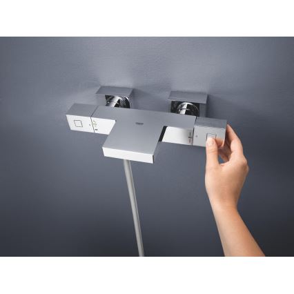 GROHE 34497000 - Termostatisk badkarsblandare GROHTHERM CUBE DN 15 polerad krom