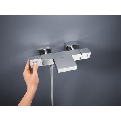 GROHE 34497000 - Termostatisk badkarsblandare GROHTHERM CUBE DN 15 polerad krom