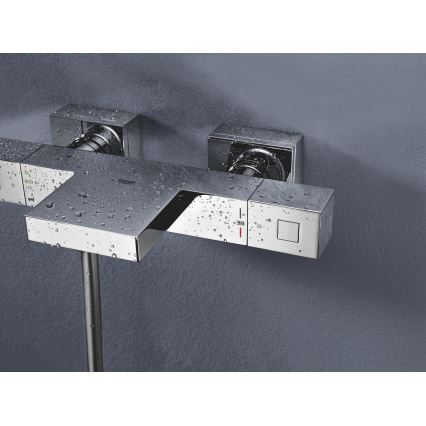 GROHE 34497000 - Termostatisk badkarsblandare GROHTHERM CUBE DN 15 polerad krom