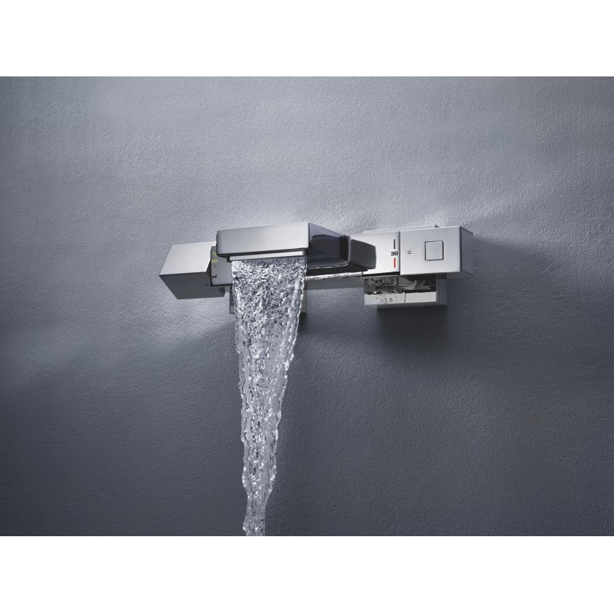 GROHE 34497000 - Termostatisk badkarsblandare GROHTHERM CUBE DN 15 polerad krom