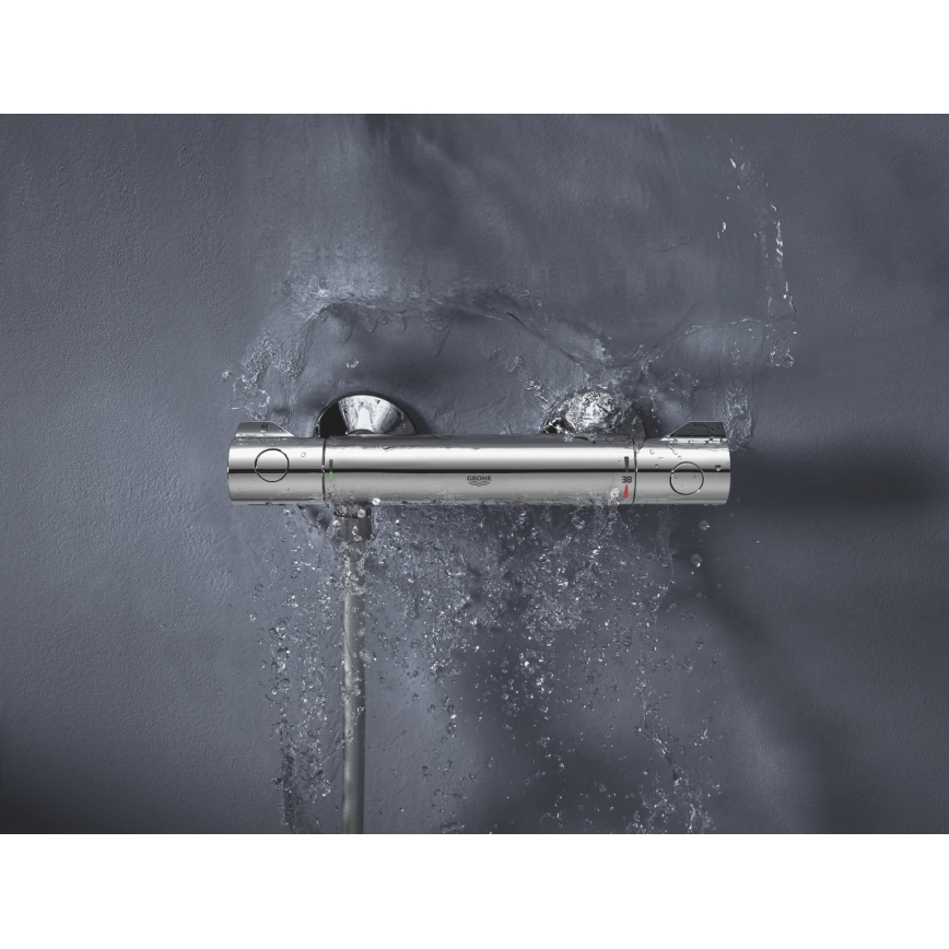 GROHE 34558000 - Termostatstyrd duschblandare GROHTHERM 800 DN 15, blankkrom