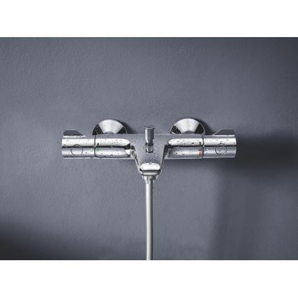 GROHE 34567000 - Termostatstyrd badkarsblandare GROHTHERM 800 DN 15 i blank krom