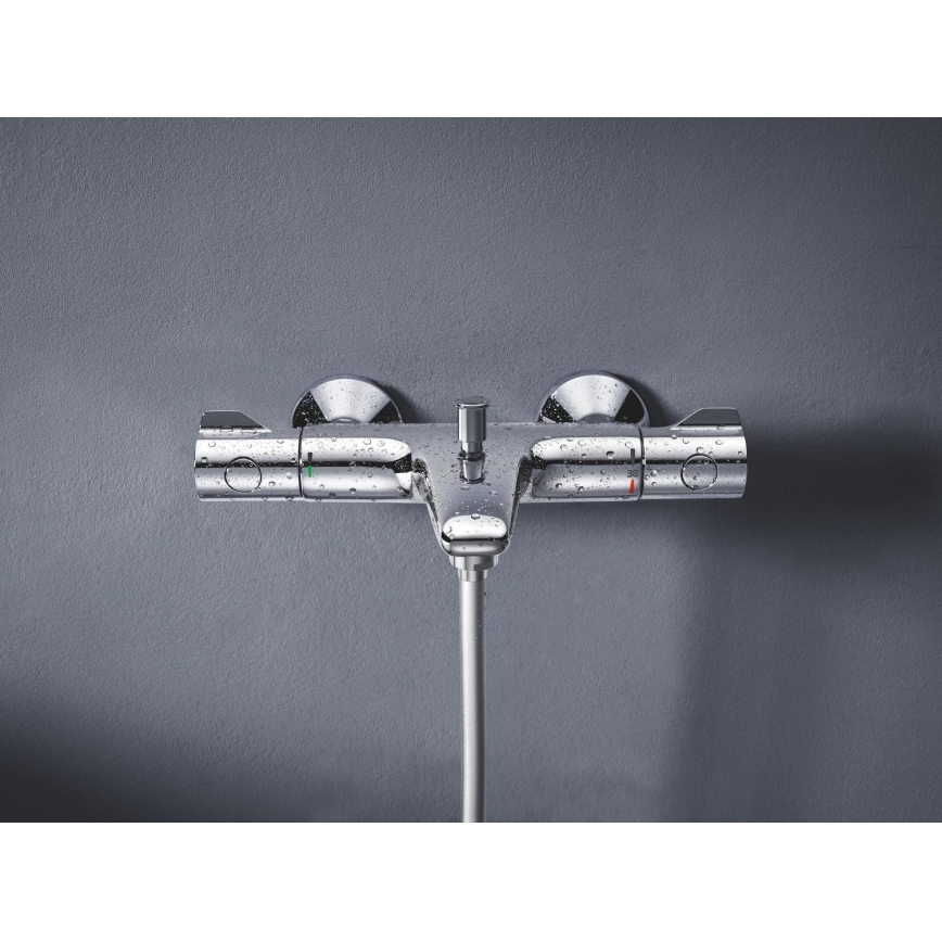 GROHE 34567000 - Termostatstyrd badkarsblandare GROHTHERM 800 DN 15 i blank krom