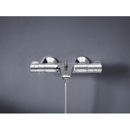 GROHE 34567000 - Termostatstyrd badkarsblandare GROHTHERM 800 DN 15 i blank krom