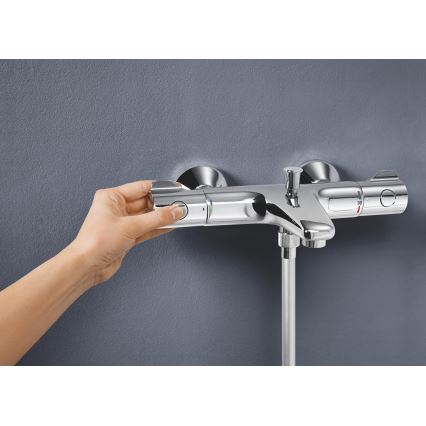 GROHE 34567000 - Termostatstyrd badkarsblandare GROHTHERM 800 DN 15 i blank krom