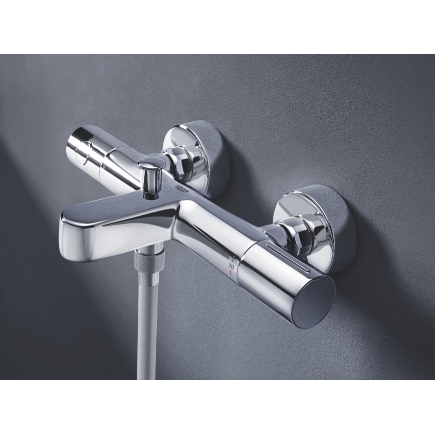 GROHE 34774000 - Termostatisk badkarsblandare PRECISION GET DN 15, blank krom