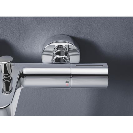 GROHE 34774000 - Termostatisk badkarsblandare PRECISION GET DN 15, blank krom