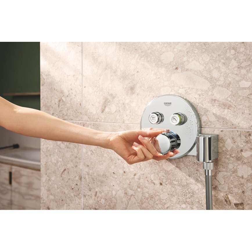 GROHE 34877000 - Duschsystem VITALIO RAIN MONO 310 blank krom