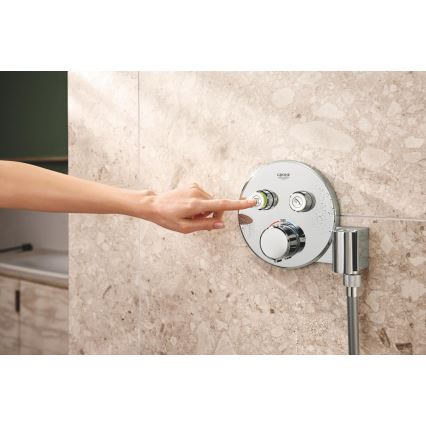 GROHE 34877000 - Duschsystem VITALIO RAIN MONO 310 blank krom