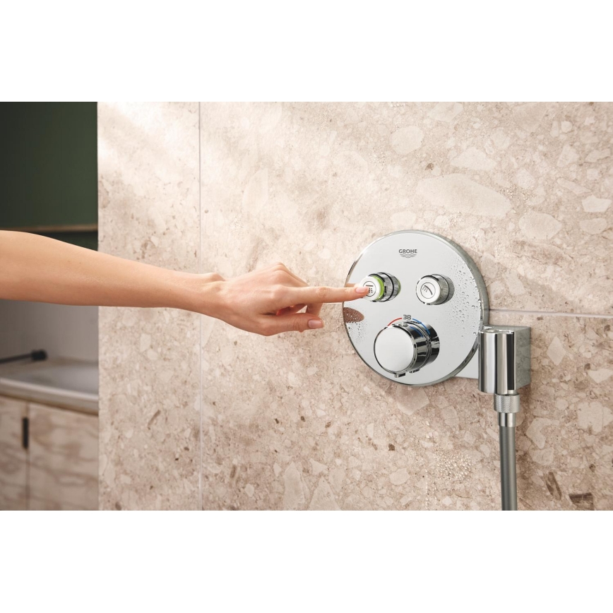 GROHE 34877000 - Duschsystem VITALIO RAIN MONO 310 blank krom