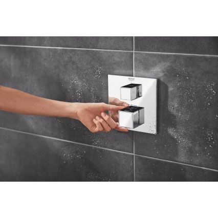 GROHE 34879000 - Infällt duschsystem PRECISION CUBE 310 × 310 mm, krom