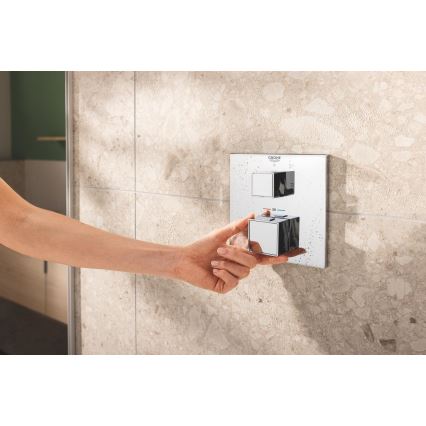 GROHE 34879000 - Infällt duschsystem PRECISION CUBE 310 × 310 mm, krom