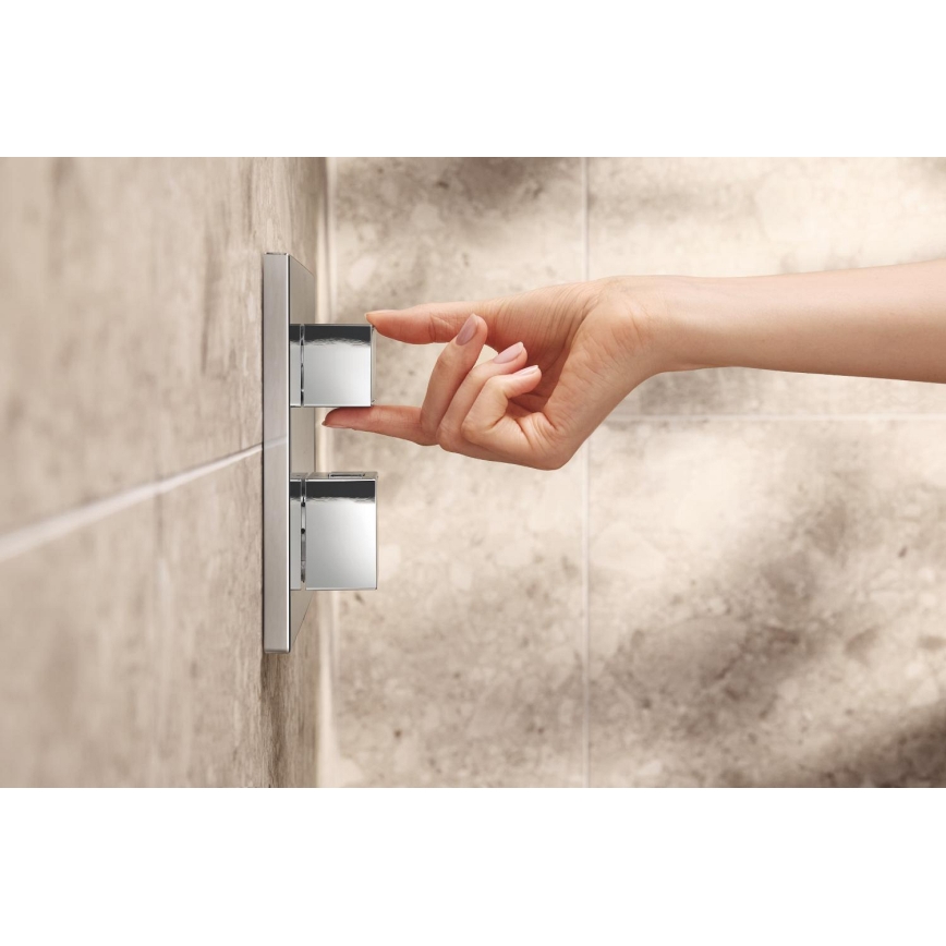 GROHE 34879000 - Infällt duschsystem PRECISION CUBE 310 × 310 mm, krom