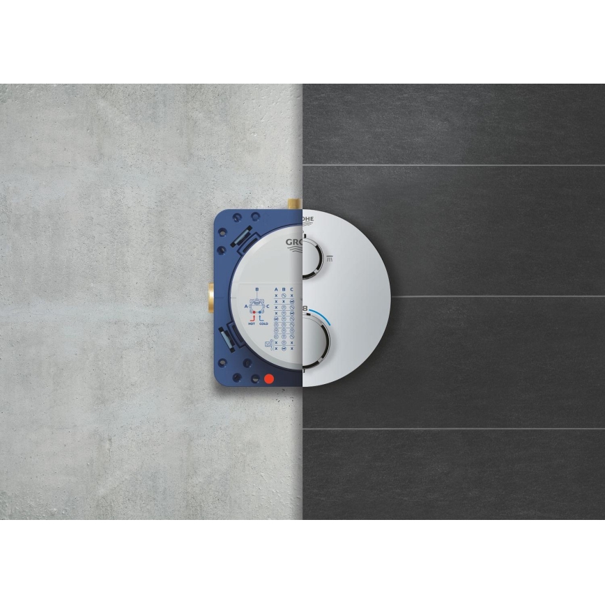 GROHE 34880000 - Infälld statisk duschblandare GROHTHERM SMARTCONTROL krom