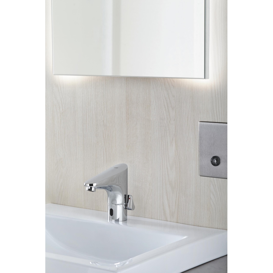 GROHE 36207001 - Elektronisk tvättställsblandare EUROPLUS E DN 15, blank krom