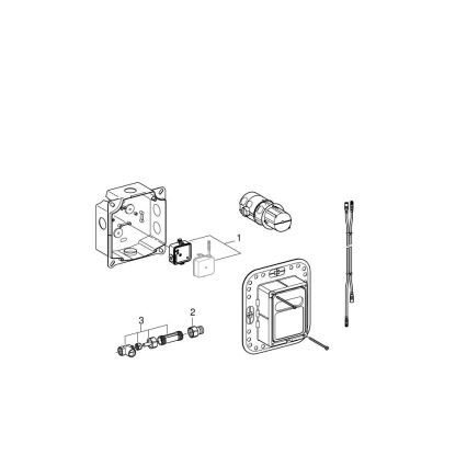 GROHE 36264001 - Dold inbyggnadssats ESSENSE E, polerad krom
