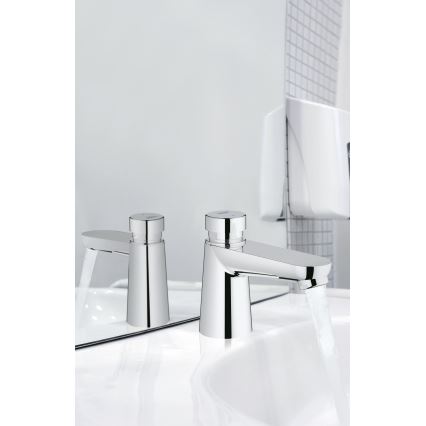 GROHE 36265000-Självstängande stående ventil EUROECO COSMOPOLITAN T DN 15 krom