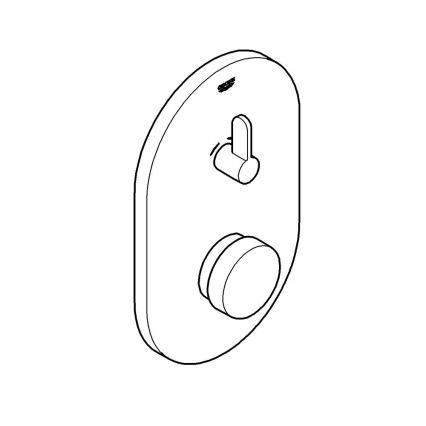 GROHE 36321000 - Självstängande duschblandare EUROSMART COSMOPOLITAN T krom