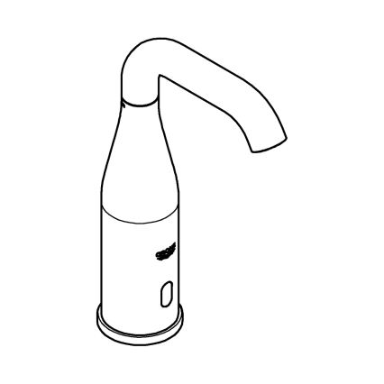 GROHE 36446000 - ESSENCE E elektronisk sensorblandare, blank krom