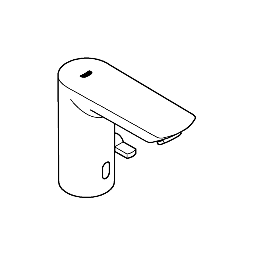 GROHE 36453000 - Infraröd elektronisk tvättställsblandare BAU COSMOPOLITAN E 123 mm krom