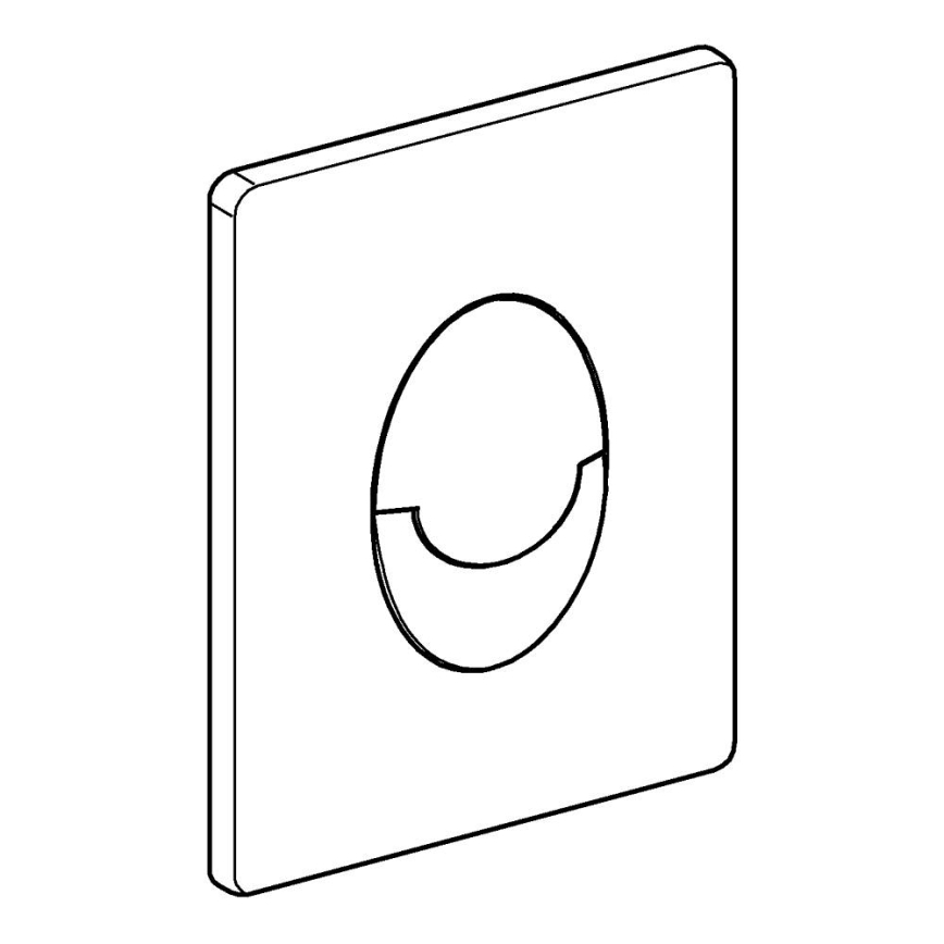 GROHE 38505SH0 - Tryckplatta SKATE AIR 156 × 197 mm vit