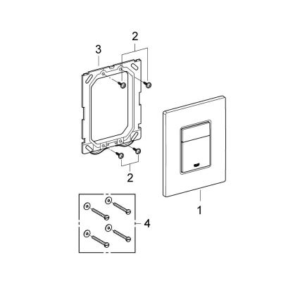 GROHE 38732DL0 - Spolplatta SKATE COSMOPOLITAN 156 × 197 mm kopparfärgad