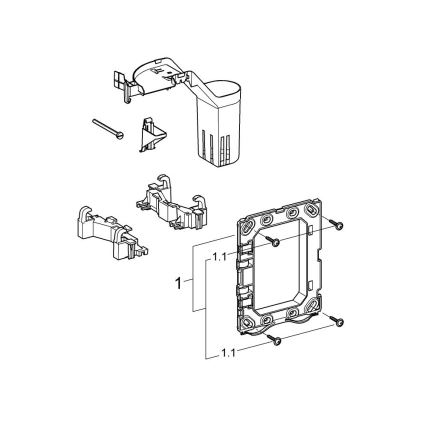 GROHE 38796000 - FRESH renoveringsset 156 × 197 mm, blank krom