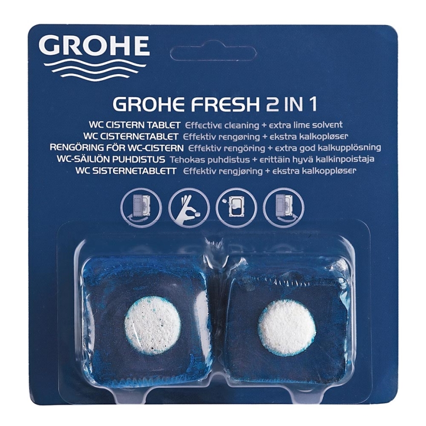 GROHE 38882000 - WC-tabletter FRESH gelskum/vit