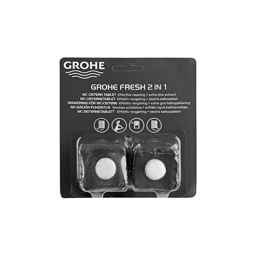 GROHE 38882000 - WC-tabletter FRESH gelskum/vit