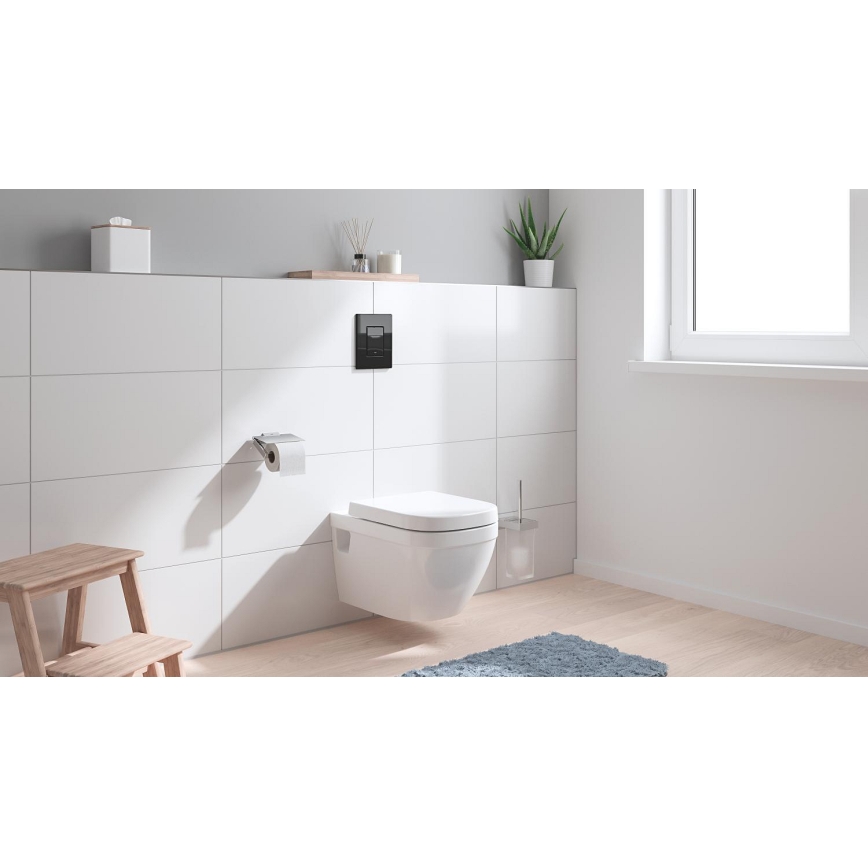 GROHE 38966KV0 - Spolknapp EVEN 156 × 197 mm svart