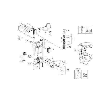GROHE 39116000 - 4-i-1-set SOLIDO COMPACT 1,13 m durovit