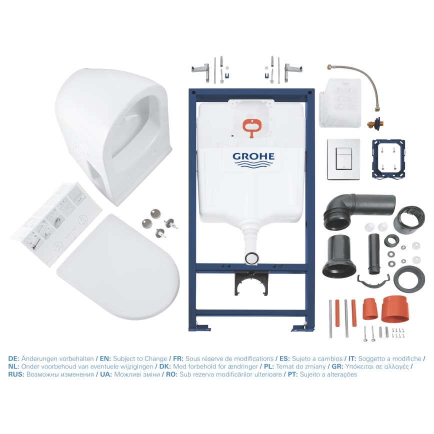 GROHE 39186000 - Inbyggnadsset SOLIDO 1,13 m vit