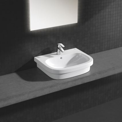 GROHE 39337000 - Påliggande tvättställ EURO CERAMIC 600 × 480 mm keramik/vit