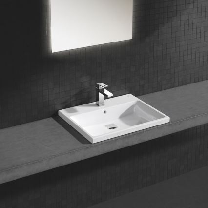 GROHE 3947900H - Tvättställ CUBE CERAMIC 600 × 490 mm keramik/vit