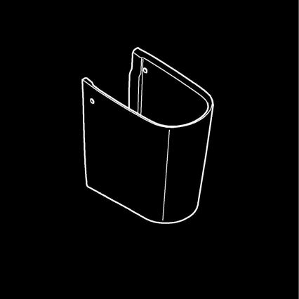 GROHE 39570000 - Halvpelare ESSENCE 320 × 319 mm keramik/vit