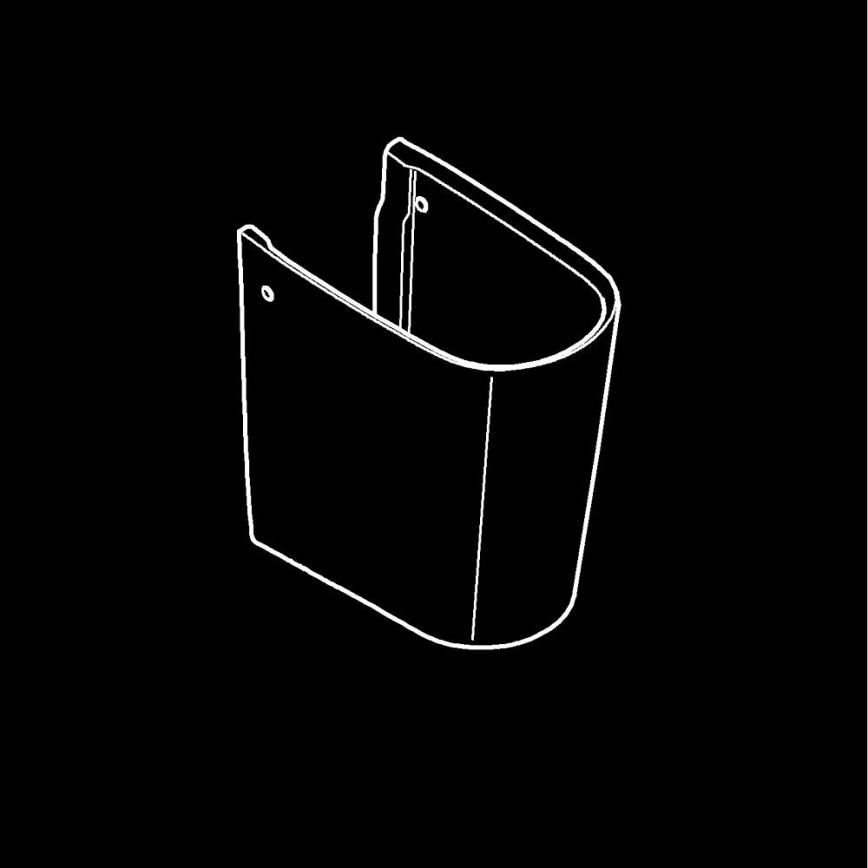 GROHE 39570000 - Halvpelare ESSENCE 320 × 319 mm keramik/vit