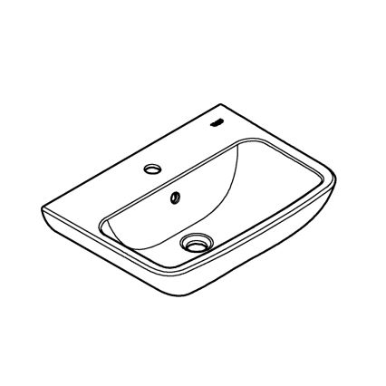 GROHE 39949000 - Tvättställ START EDGE 550 × 400 mm keramik/vit