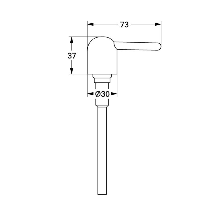 GROHE 40212000 - Ersättningspump för ATRIO, polerad krom