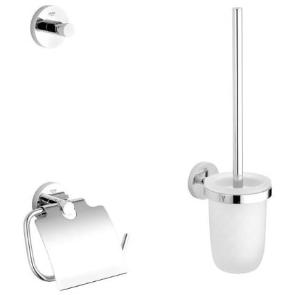 GROHE 40407001 - ESSENTIALS tillbehörsset, blank krom
