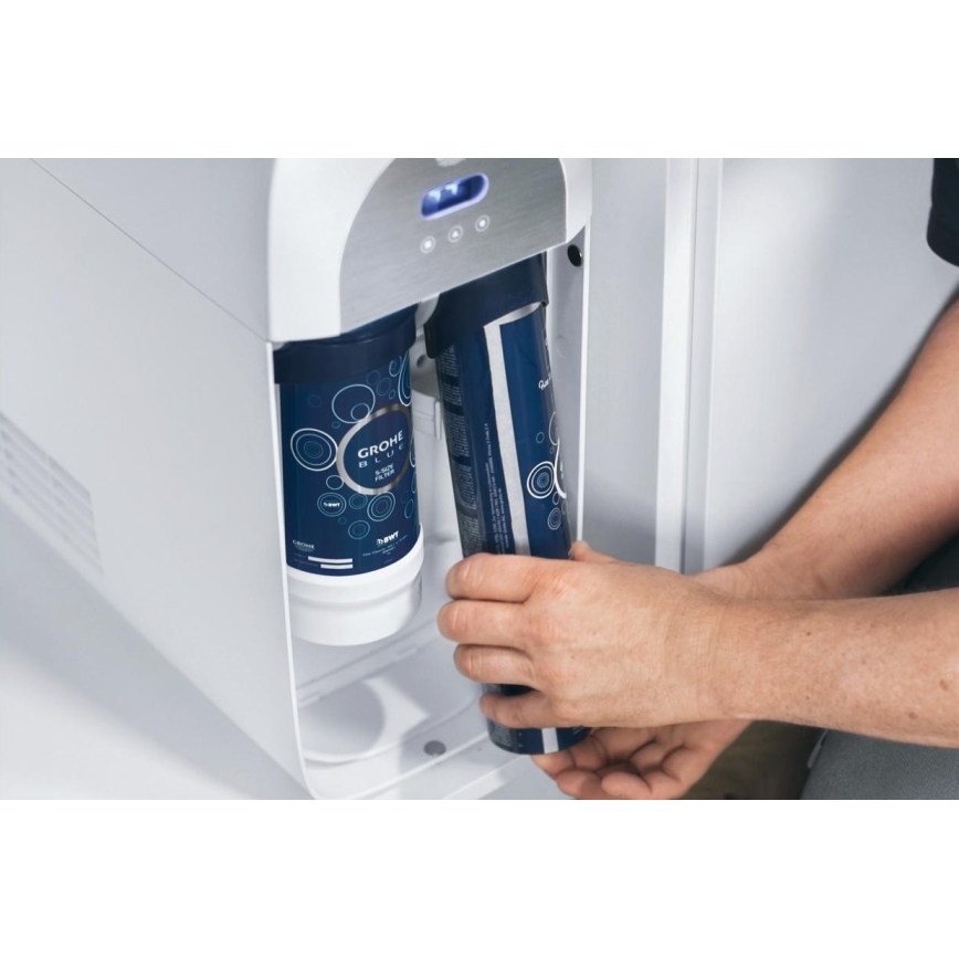 GROHE 40422000 - Kolsyreflaska GROHE BLUE 425 g CO2 (4 st) i rostfritt stål