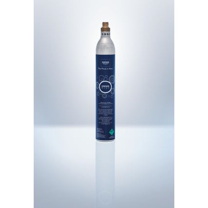 GROHE 40422000 - Kolsyreflaska GROHE BLUE 425 g CO2 (4 st) i rostfritt stål