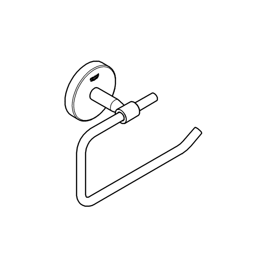 GROHE 40457001 - Toalettpappershållare BAUCOSMOPOLITAN blank krom