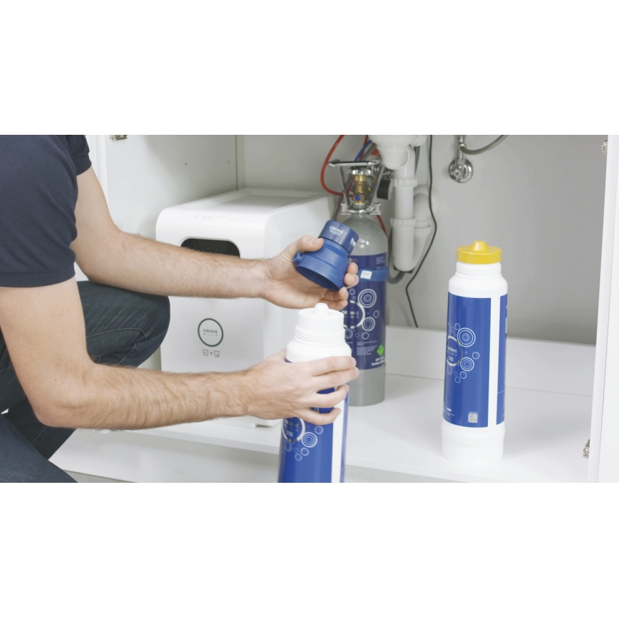 GROHE 40547001 - Ersättningsfilter till GROHE BLUE, vit