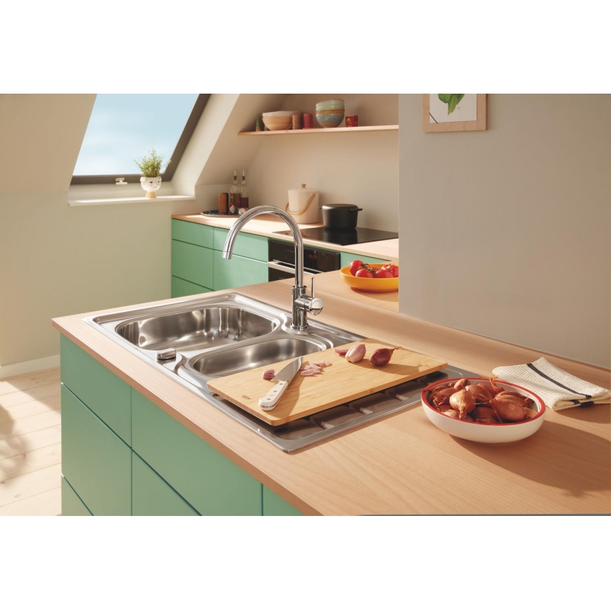 GROHE 40751HV0 - Skärbräda 490 × 240 × 19 mm i rostfritt stål