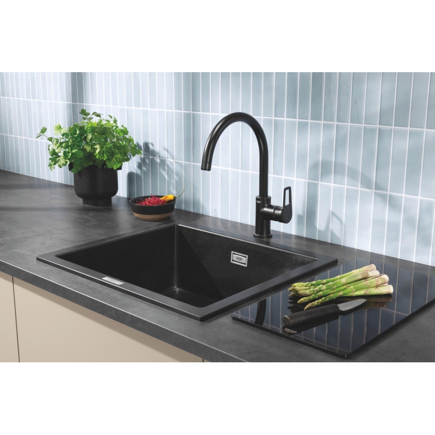 GROHE 40786K00 - Glashylla 450 × 240 × 19 mm svart