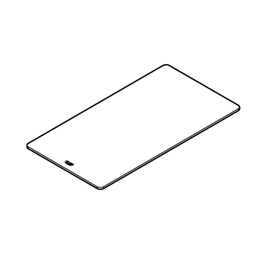 GROHE 40786L00 - Glashylla 450 × 240 × 19 mm vit