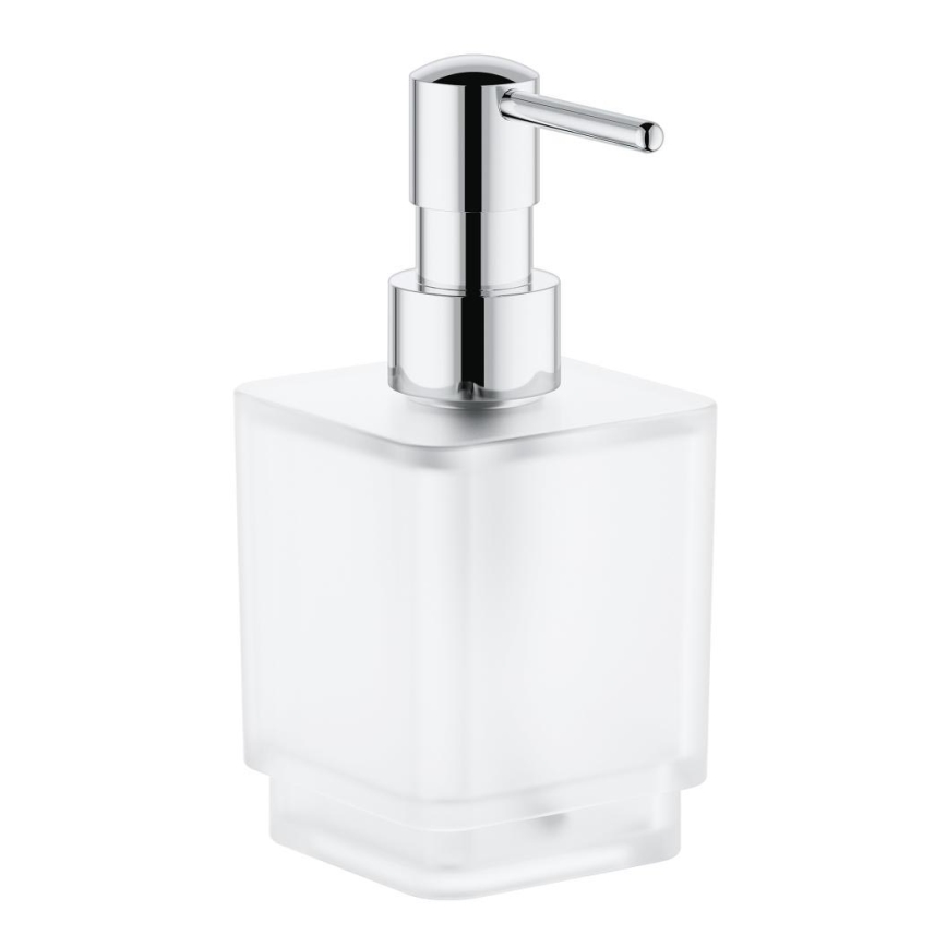 GROHE 40805000 - Tvåldispenser för flytande tvål SELECTION CUBE 300 ml, blank krom