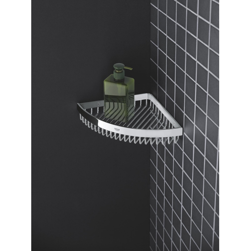 GROHE 40809000 - Trådkorg för tvål SELECTION CUBE 20 × 20 cm, polerat krom