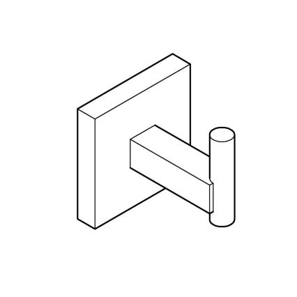 GROHE 409612430 - Krok START CUBE 5,4 × 5,4 × 6 cm svart